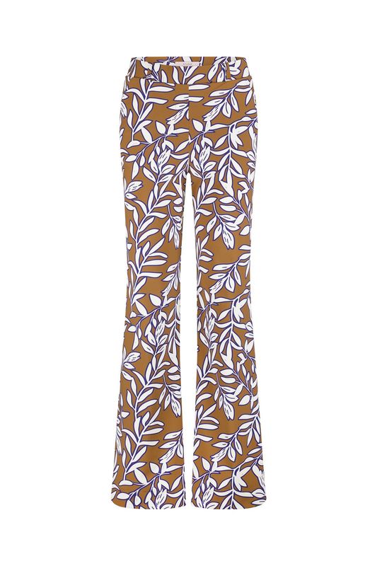Studio Anneloes Marilon leaves trousers Bruin