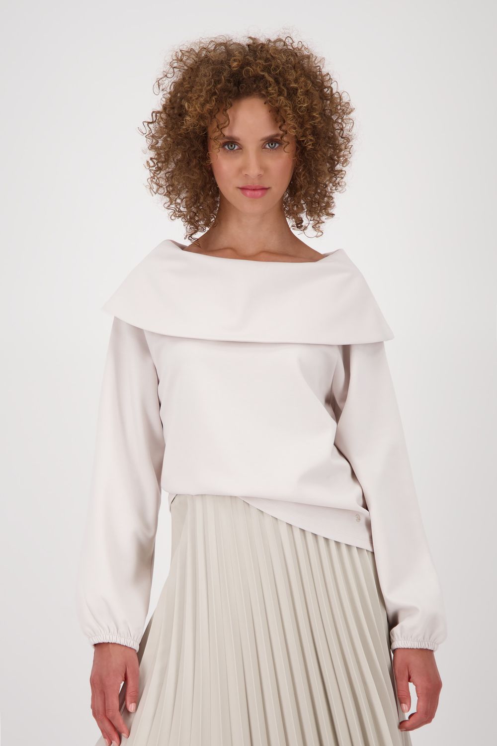 Monari Sweatshirt oat milk Beige
