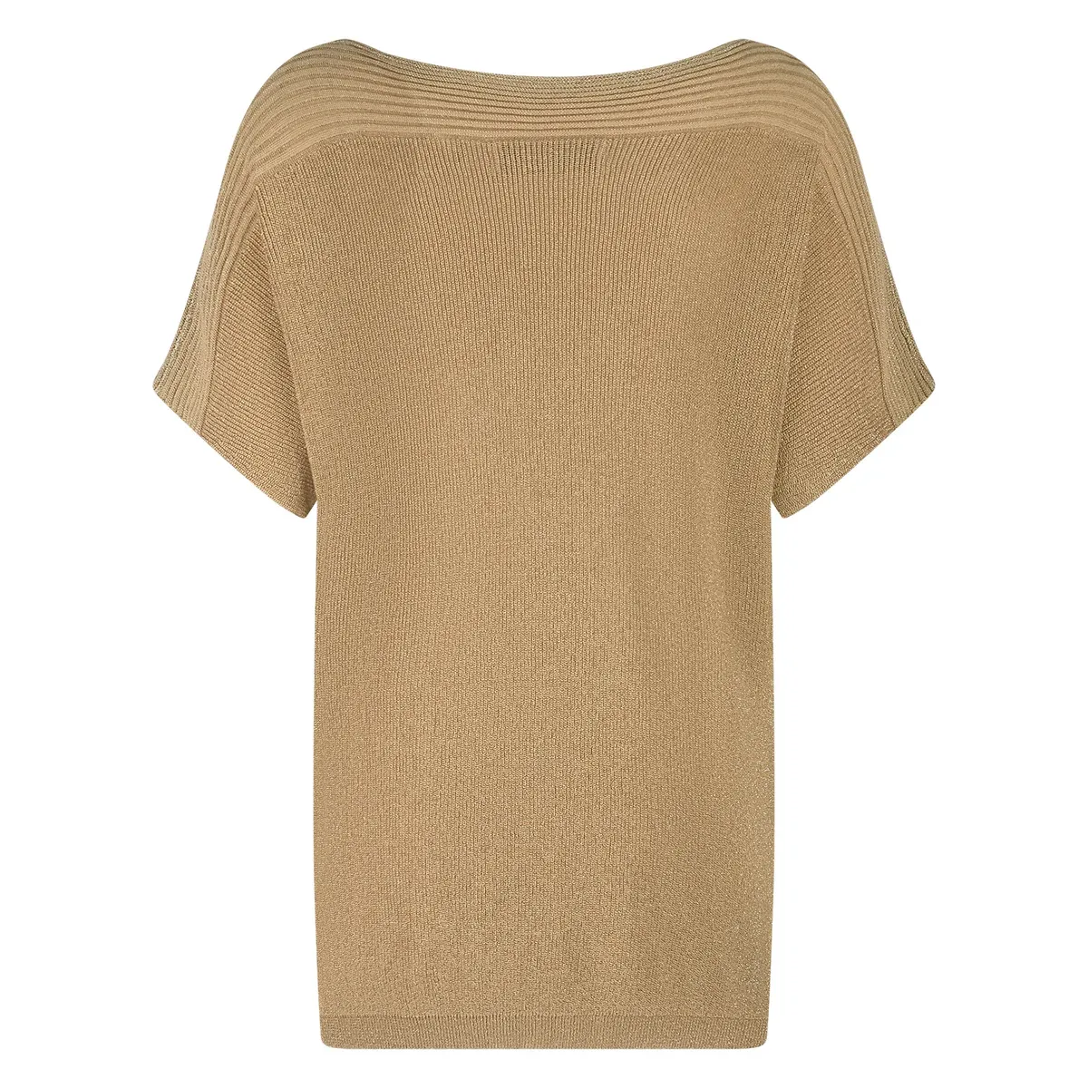 Nukus Merla Top Lurex Bruin