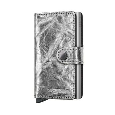 Secrid Miniwallet Crunch zilver