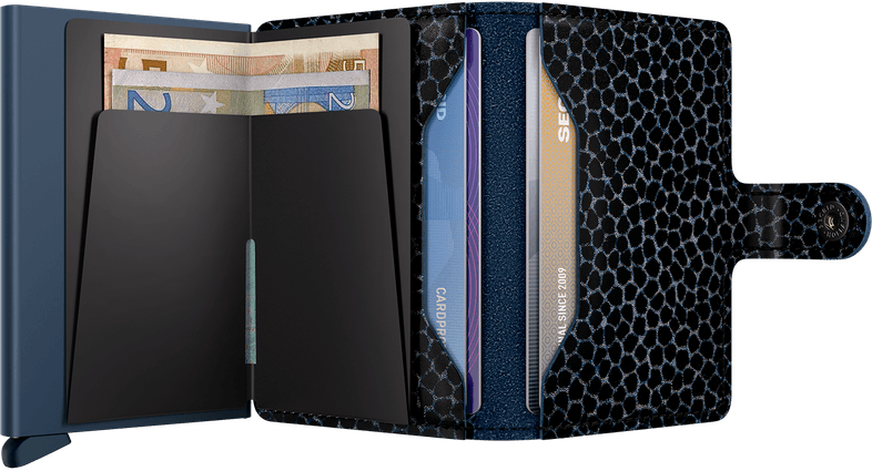 Secrid Slimwallet Giraffina  blauw print