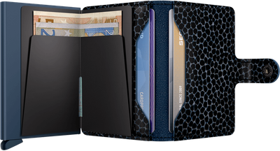 Secrid Slimwallet Giraffina  blauw print