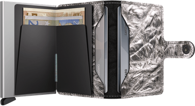 Secrid Miniwallet Crunch zilver