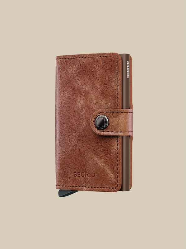 Secrid Miniwallet Vintage Cognac bruin