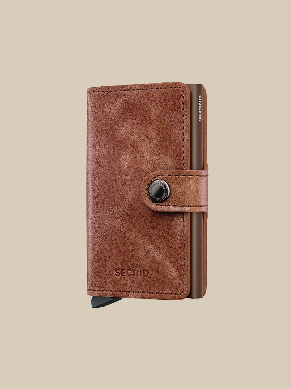 Secrid Miniwallet Vintage Cognac bruin