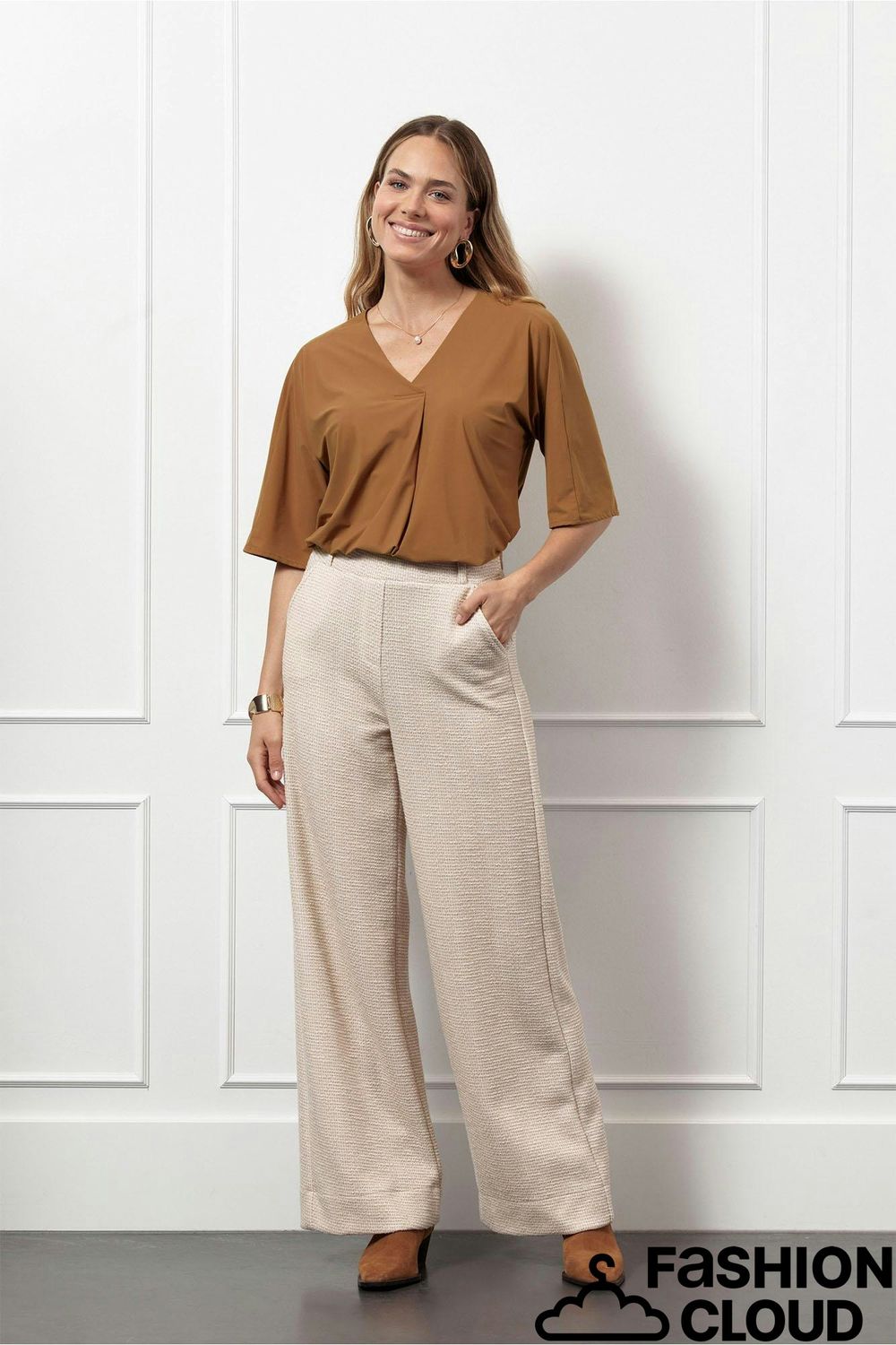 Studio Anneloes Marly top Bruin