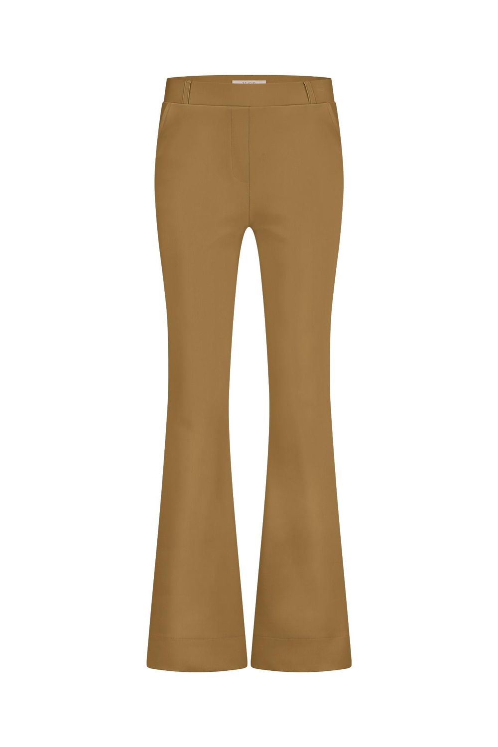 Studio Anneloes Flair bonded trousers Bruin
