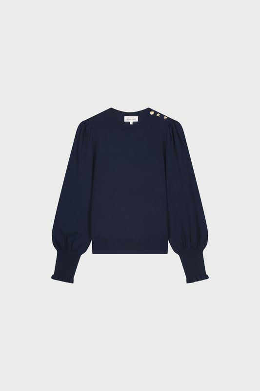 Fabienne Chapot Molly Balloon Pullover Blauw