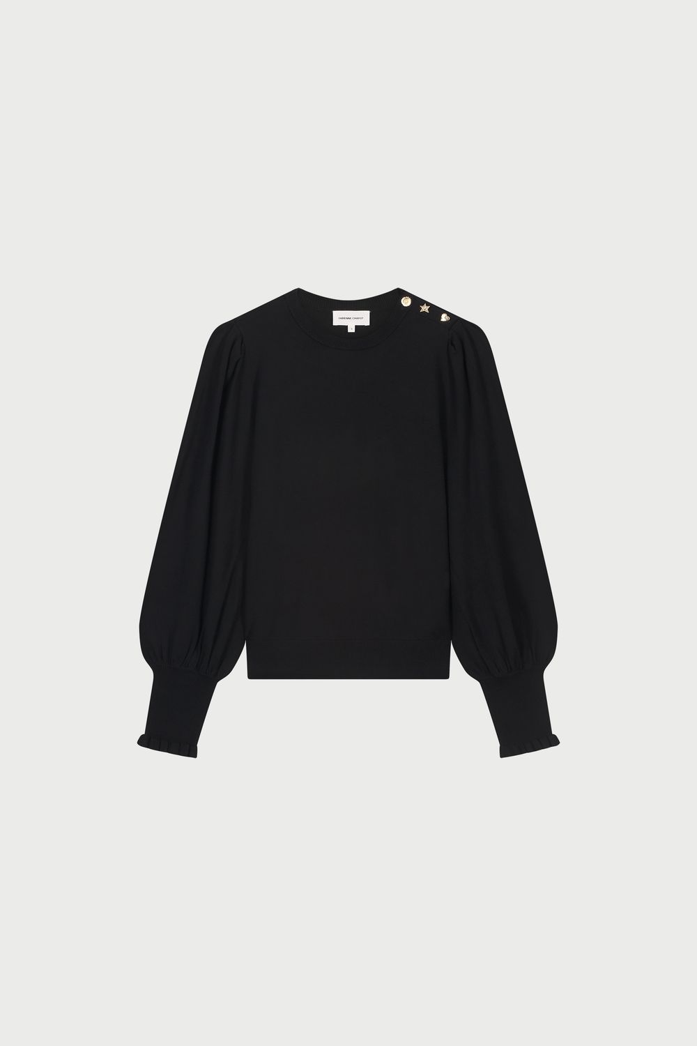 Fabienne Chapot Molly Balloon Pullover Zwart
