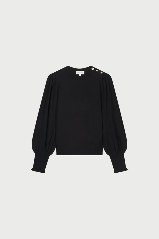 Fabienne Chapot Molly Balloon Pullover Zwart