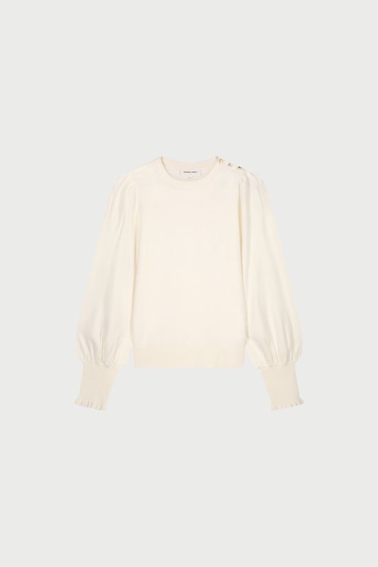 Fabienne Chapot Molly Balloon Pullover Ecru