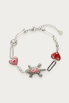 My Jewellery Bracelet leopard charms Zilver