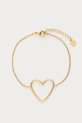 My Jewellery Bracelet open heart Goud