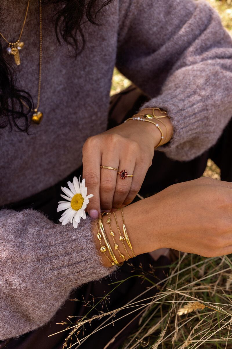 My Jewellery Bracelet round bar Goud