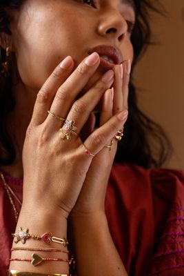 My Jewellery Bracelet leopard charms Goud
