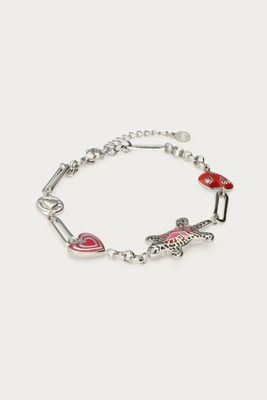 My Jewellery Bracelet leopard charms Zilver