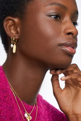 My Jewellery Earring hoops pearl Goud