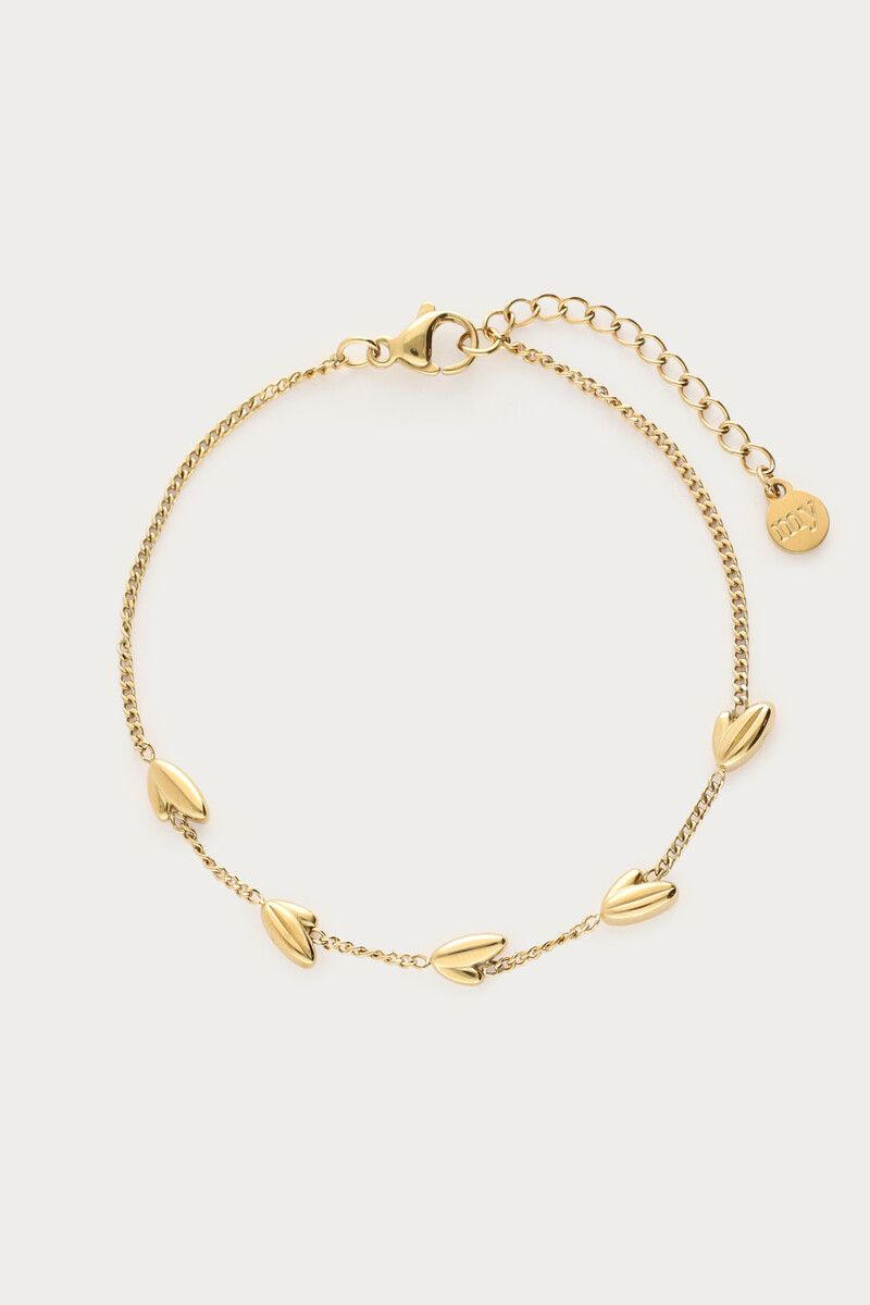 My Jewellery Bracelet tulip heart Goud MJ14243