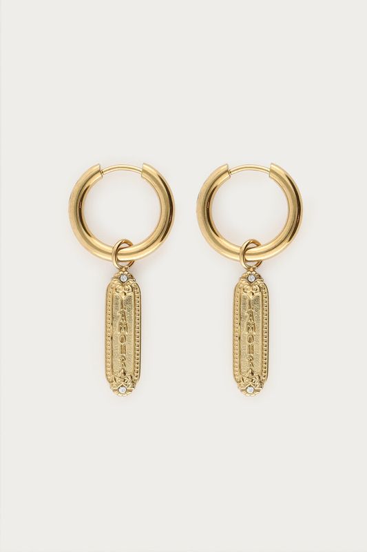 My Jewellery Earrings hoops lamour Goud