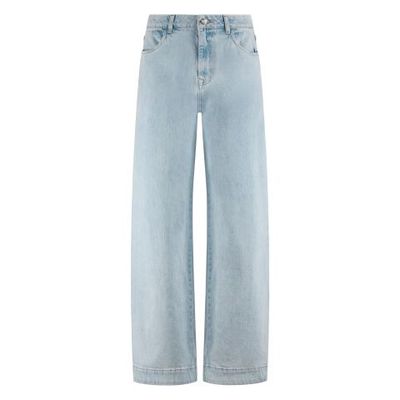 Nukus Abby Pants Denim Strass Blauw