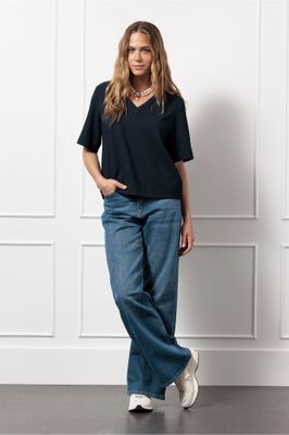Studio Anneloes Sierra waffle top Blauw