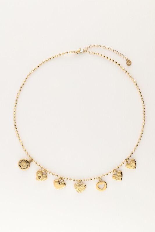 My Jewellery Ketting candy couture charms Goud