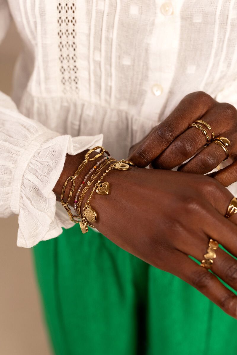 My Jewellery Armband candy couture charms Goud