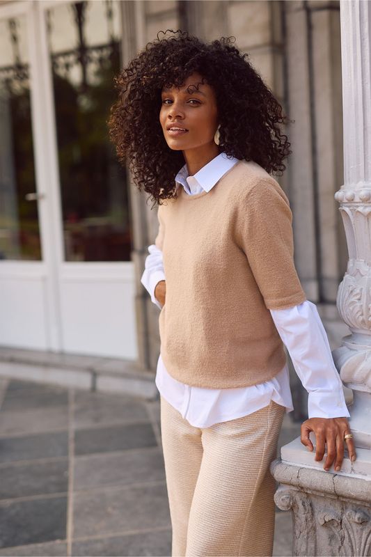 Studio Anneloes Felica soft pullover Bruin
