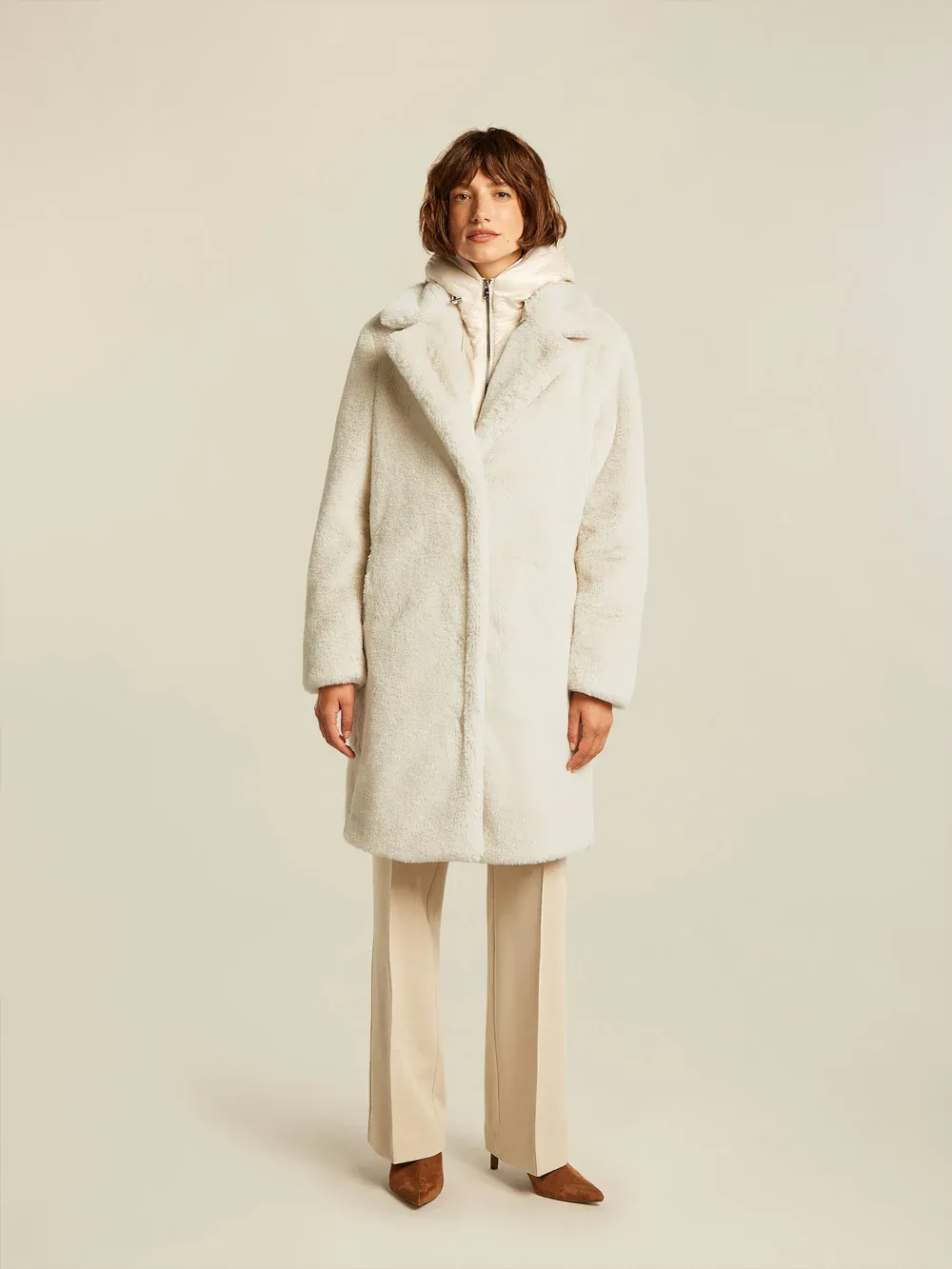 Beaumont SAAR coat Ecru