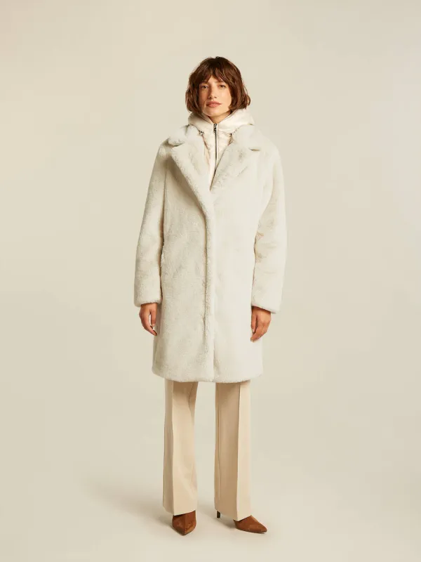 Beaumont SAAR coat Ecru