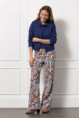 Studio Anneloes Marilon leaves trousers Bruin