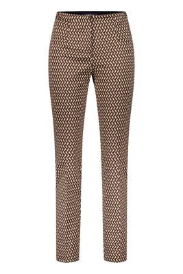 Gardeur Hose Zigarette Slim Bruin