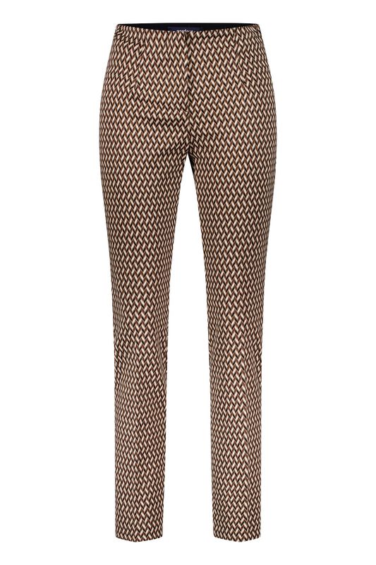 Gardeur Hose Zigarette Slim Bruin