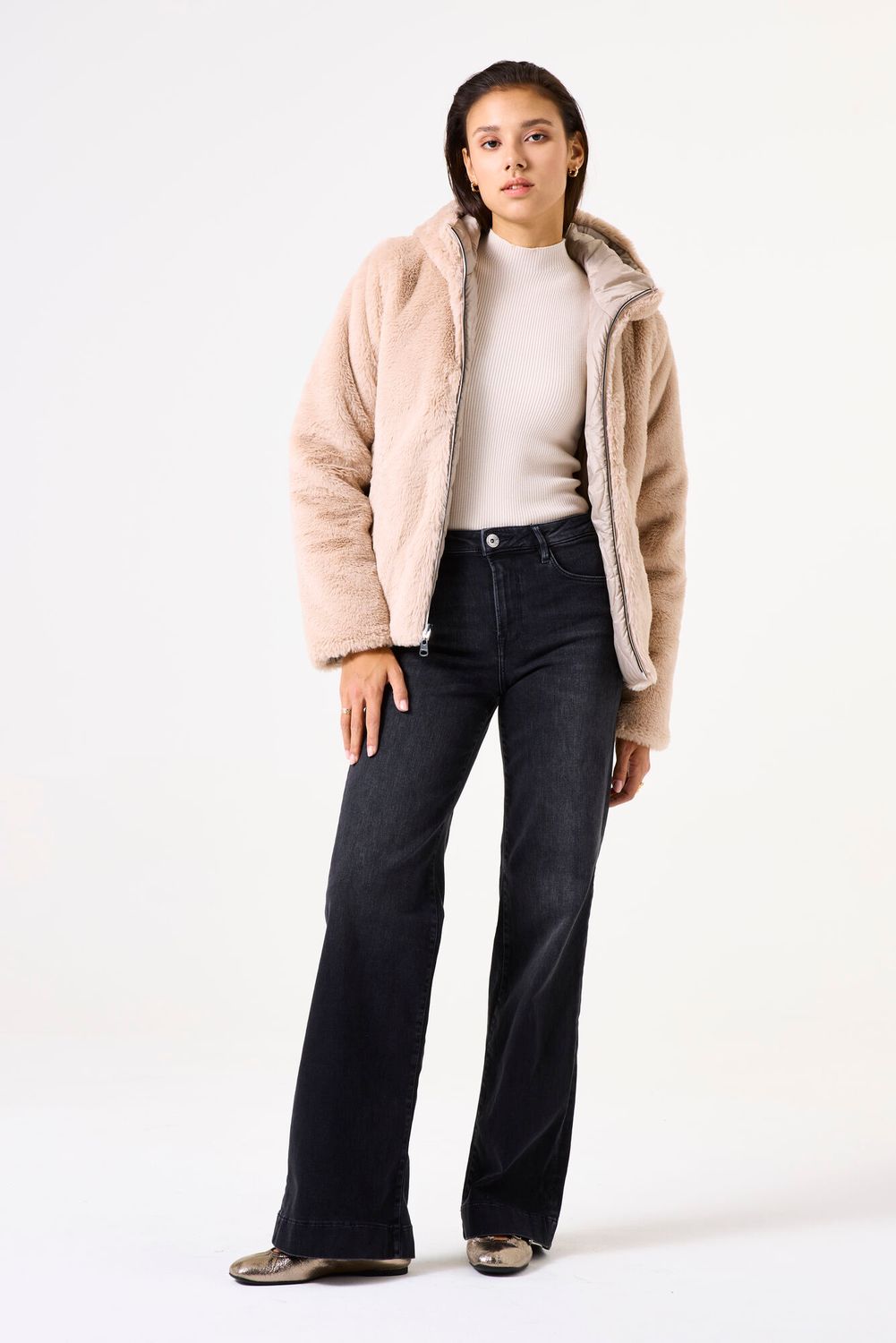 Garcia ladies outdoor jacket Beige