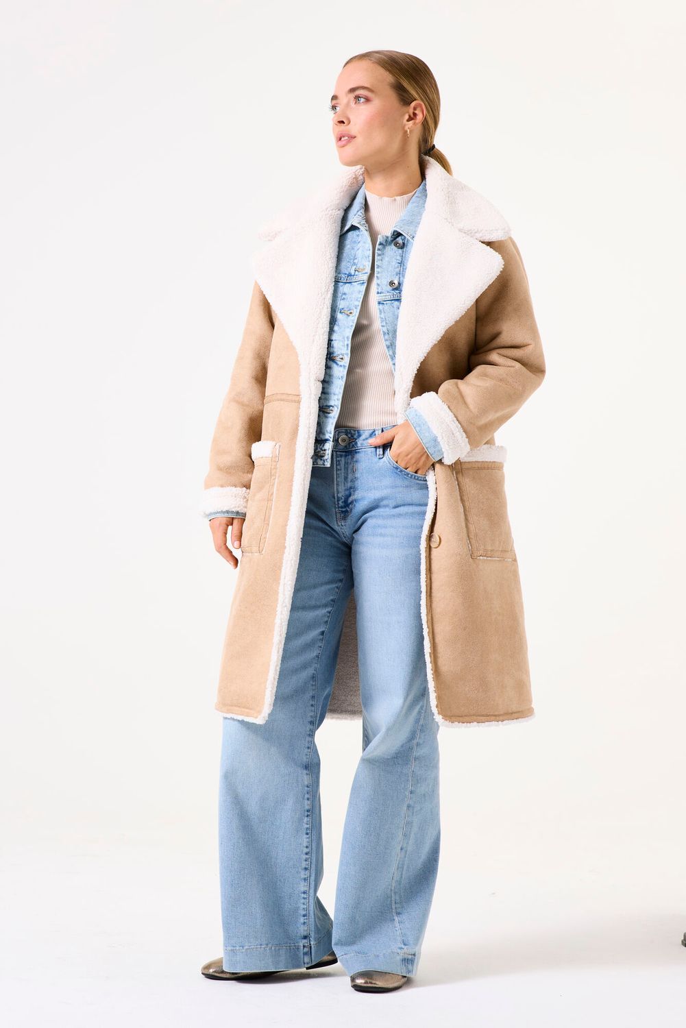 Garcia ladies outdoor jacket Beige