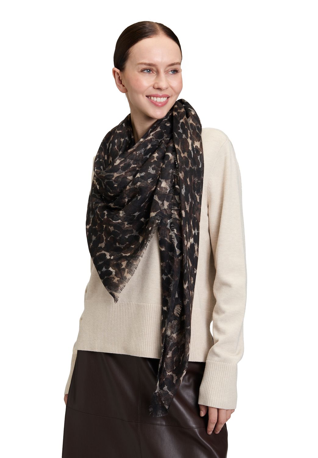 Betty Barclay Collection sjaal Beige/bruin