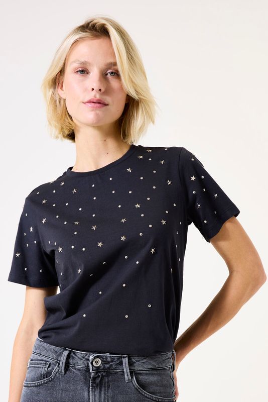 Garcia ladies T-shirt ss Grijs