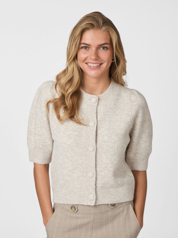 Neo Noir Trudy knit cardigan Beige