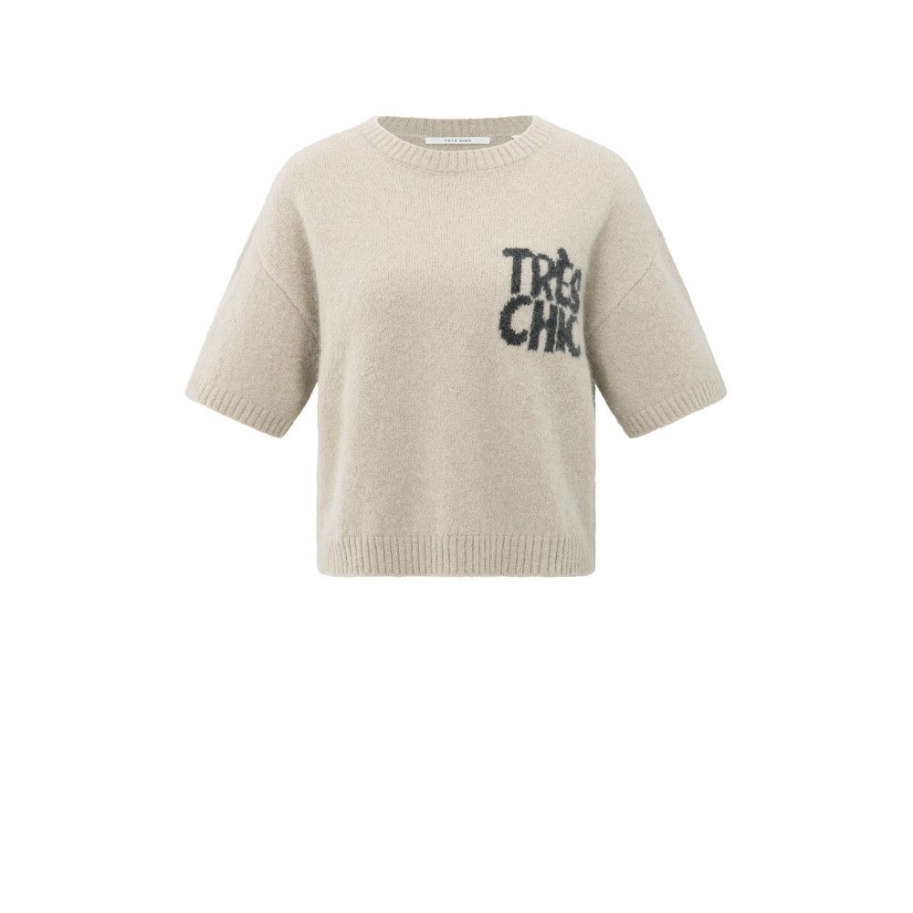 YaYa Trui met artwork Beige