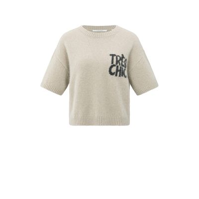 YaYa Trui met artwork Beige