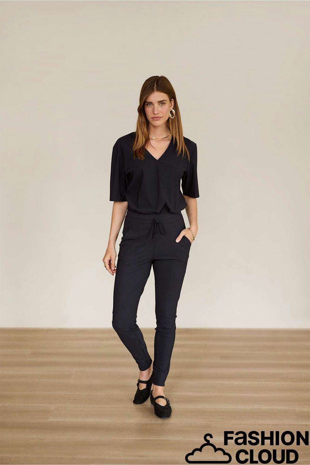 Studio Anneloes Roller shirt Zwart