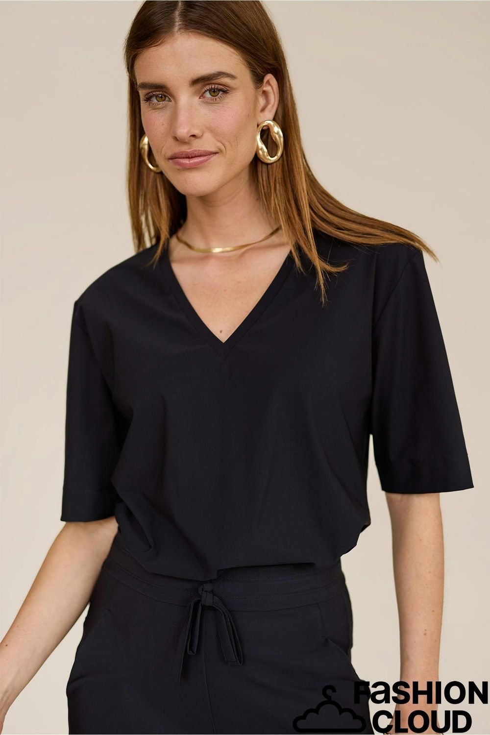Studio Anneloes Roller shirt Zwart