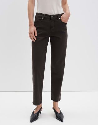 Someday broek Carie straight Bruin