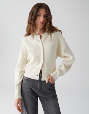 Opus vest Dafila Ecru