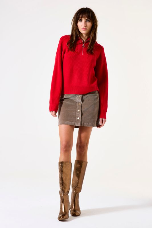 Garcia ladies pullover Rood