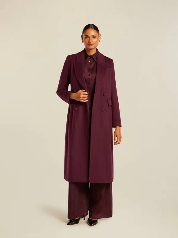 Beaumont TIFFANY long coat Rood