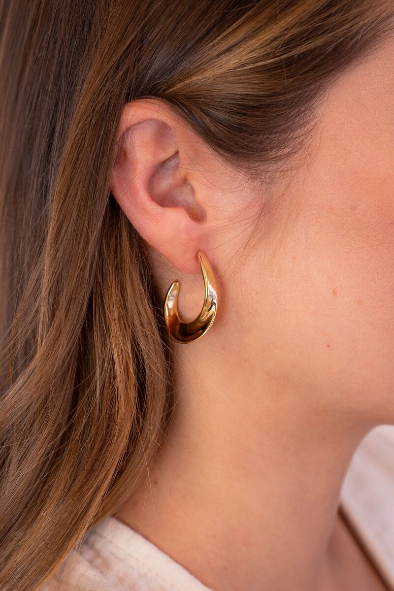 My Jewellery Earring hoops twist Goud