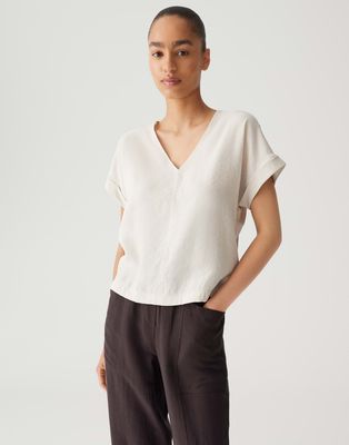 Opus Solme beige t-shirt