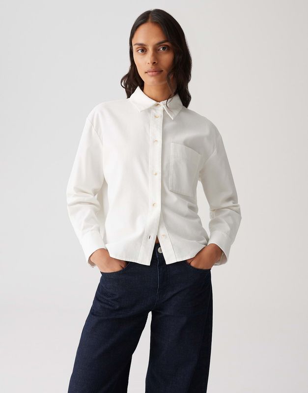 Opus blouse Front offwhite