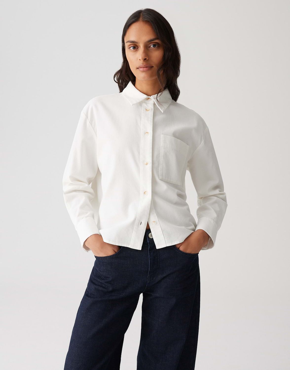 Opus blouse Front offwhite